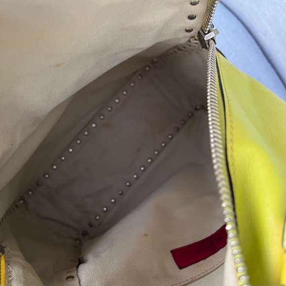 VALENTINO GARAVANI  Calfskin Medium Full Studded Rockstud All Over Backpack - Picture 9 of 13